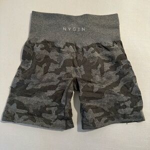 NVGTN Gray Camo Athletic Shorts